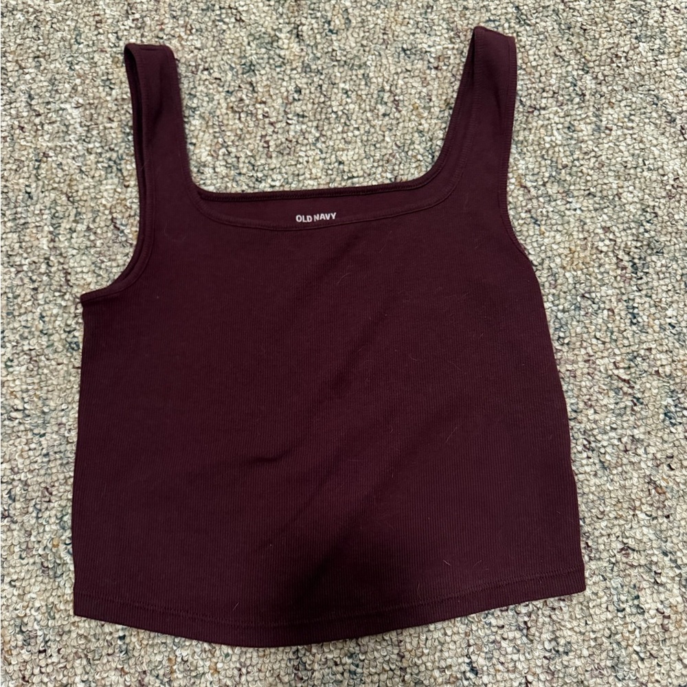 Old Navy Burgandy Tank Top